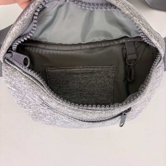 Dagne Dover Ace Neoprene Heathered Grey Small Belt Bag Fanny Pack - Picture 6 of 9
